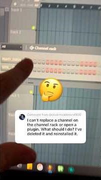How to replace a channel or sound in the Channel Rack and how to open a plugin in FL Studio #fltips