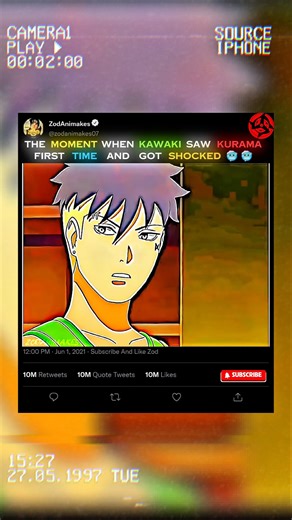The Moment Kawaki Saw Kurama for the First Time 😱🔥| #anime #naruto