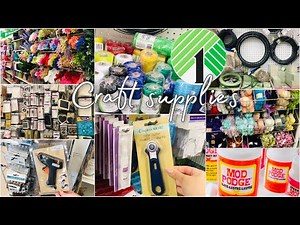 Dollar Tree Shop the BEST Craft supplies for DIYs