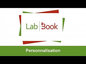 labbook personnalisation 3.4