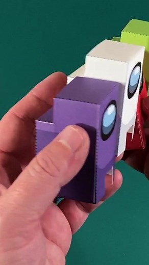 Make your own #amongus #papercraft #papertoy - #tutorial #crafty #printable #easydiy #handmade #funcraft
