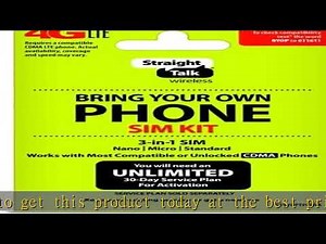 Straight Talk - Bring Your Own Phone "CDMA" 3-in-1 Sim Card Kit (4G LTE) - "Verizon" Compatible