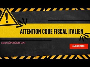Le formulaire pour obtenir LE CODE FISCAL ITALIEN