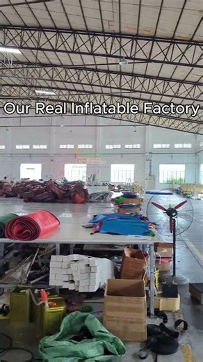 This Is Our Real Inflatable Factory – Heavy-Duty Bounce Houses & Water Slides Made Here