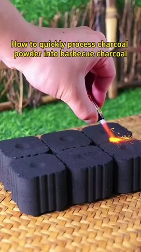 #往昔今日 #bbqcharcoal #charcoalmachine #charcoal powder forming machine #carbon powder forming machine