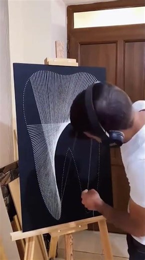 the process of making tooth shapes using thread with geometric patterns