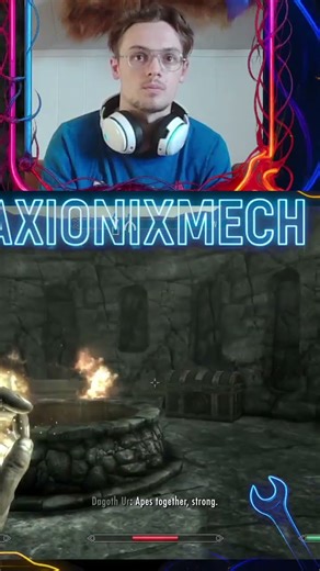 Apes together strong #skyrim #dagoth_ur #AxionixMech