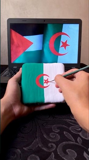 Algeria and Palestine 🇵🇸🇩🇿 #palestine #algeria #art
