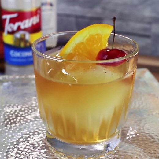 Dad's Father's Day New Fashioned Cocktail