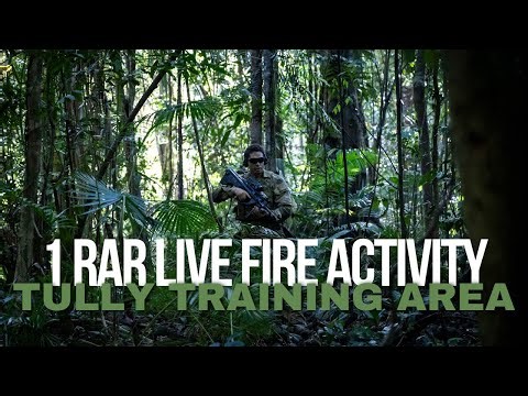 ADF | 1 RAR Live Fire Activity - Tully Training Area, Queensland