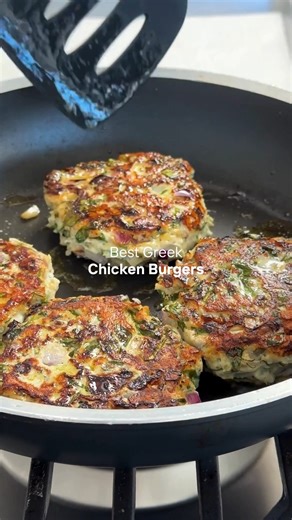 There are SO many ways to enjoy these Greek chicken burgers! 😉 Recipe at: https://downshiftology.com/recipes/greek-chicken-burgers/ | Downshiftology