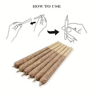 [Hot Item] Kingsize 110mm Convenient Tobacco Smoking Pre Filled Rolled Cone Organic Rolling Paper Smoke Cone