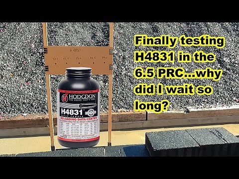 Why did I wait so long to test the H4831 powder