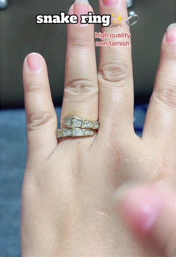 Adjustable Snake Ring for All Sizes | High-Quality Jewelry