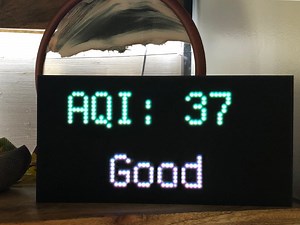 Purple Air AQI Display