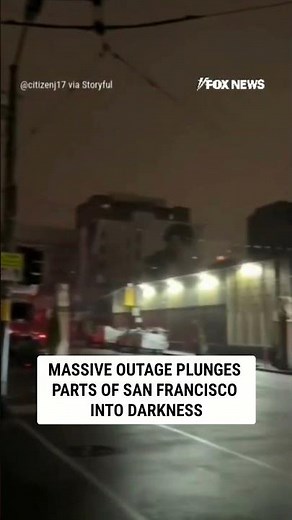 SEE IT: Massive outage plunges parts of San Francisco into darkness #foxnews #news #us #fox