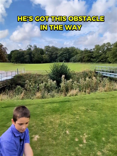 Archie’s first EVER shot on a proper 9-hole course… and of course there’s a massive obstacle right in the way! ⛳️😂 #JuniorGolf #GolfJourney #GolfTok #GolfDad #GolfLife