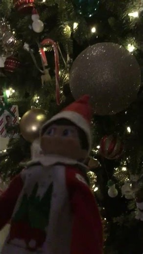 Dancing elf on the shelf