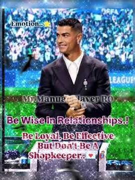 Be Wise In Relationships..💌🦸 #youtube #shorts #shortsfeed #cristianoronaldo #ronaldo #motivation