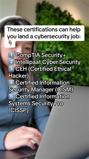 If you’re serious about breaking into cybersecurity, start with certifications that hiring managers actually respect: 1️⃣ CompTIA Security 2️⃣ Intellipaat Cyber Security 3️⃣ CEH (Certified Ethical Hacker) 4️⃣ CISM 5️⃣ CISSP Certs don’t replace skills — but they prove you have them. Cybersecurity is one of the fastest-growing, highest-paying tech fields right now. The question isn’t if it’s worth it… it’s whether you’re starting. 🎯 Follow Coursera for more career pathways, certifications, and sk