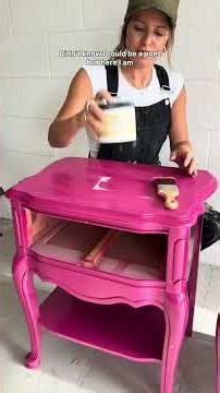 Beginner friendly nightstand makeover! ✨ #furnitureflip #furnituremakeover #furniture #diy