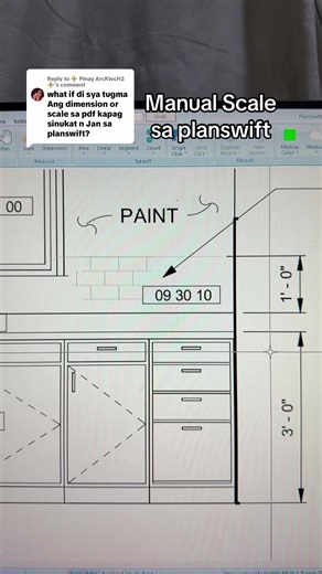 Manual Scale Techniques in Planswift
