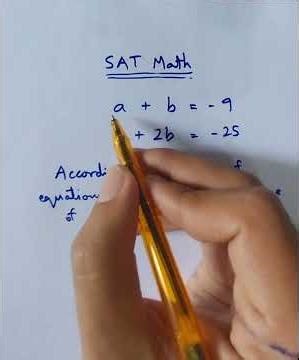 SAT Math - Question