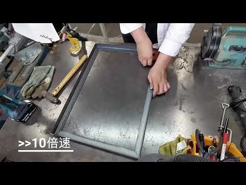 TIG溶接でアングルから枠を作る