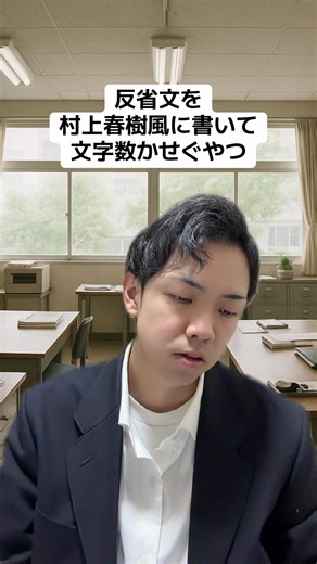 村上春樹風反省文の書き方