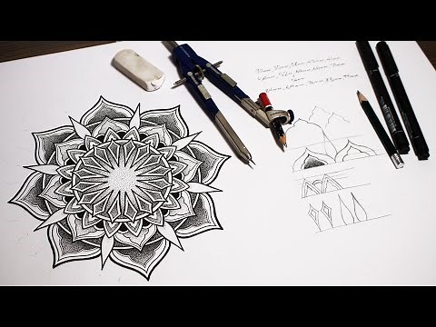 How to Draw a Powerful Mandala | Geometric Art Tutorial