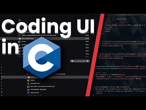 Making a UI Framework & Application in C