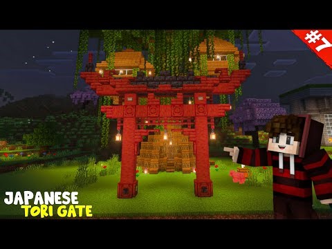 "I Built a Stunning Japanese Torii Gate in Minecraft ⛩️ – You Have to See This!"