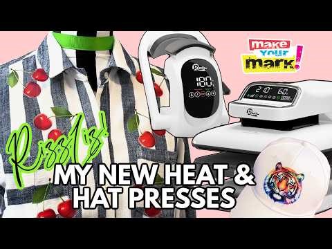 Let's Upstyle Clothing with my Heat & Hat Presses from RizzLiz