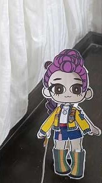 try Rumi paper doll craft cut and assemble activity