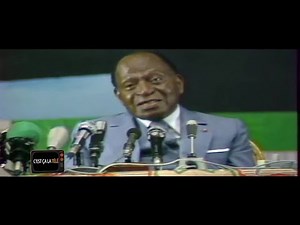 Extrait de la conférence de presse de Felix Houphouet Boigny 1985 / c'est ça la télé !