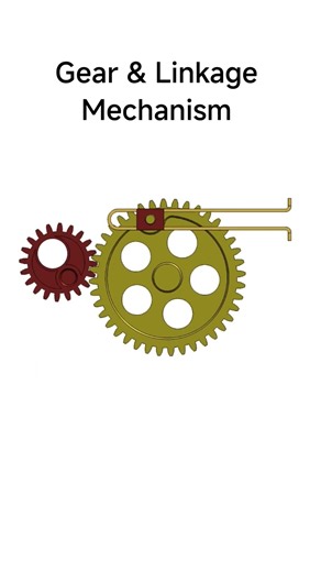 How a Gear-Driven Slider-Crank Mechanism Works! 🧠⚙️ #shorts