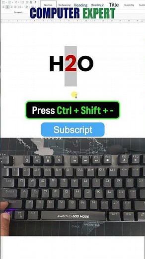 Make AMAZING Superscript & Subscript in MS Word with 1 Simple Shortcut