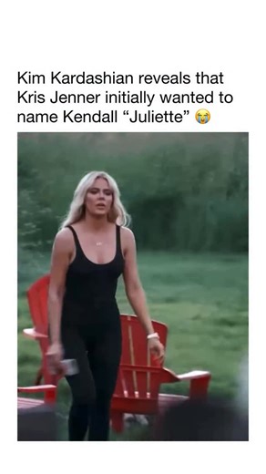 Kardashian Clips on Instagram: "Kendall Jenner was almost named “Juliette Jenner,” as her mom, Kris Jenner, considered “Juliet” during the naming process, alongside other “J” names like Jane and Sophia, before deciding on Kendall and Kylie to go together. 📹: @kardskatchup"