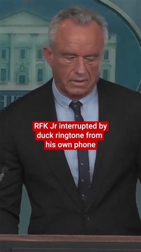 Duck Ringtone Interrupts RFK Jr at MAHA Press Conference