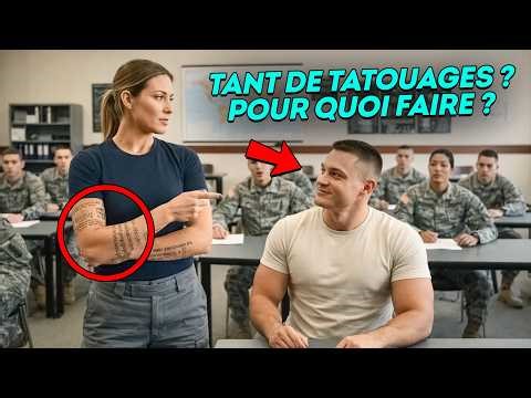 «Pourquoi tant de tatouages, madame ?» demande un Navy SEAL — sa réponse cloue le réfectoire