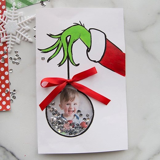 GRINCH CARD 💚❤️ - by The Best Ideas for Kids https://www.thebestideasforkids.com/grinch-card/ | The Best Ideas for Kids