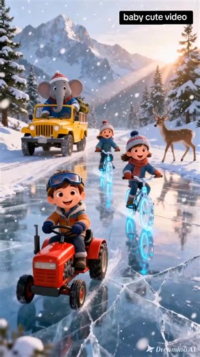 Adorable Baby Cute Animals Cartoon for Kids