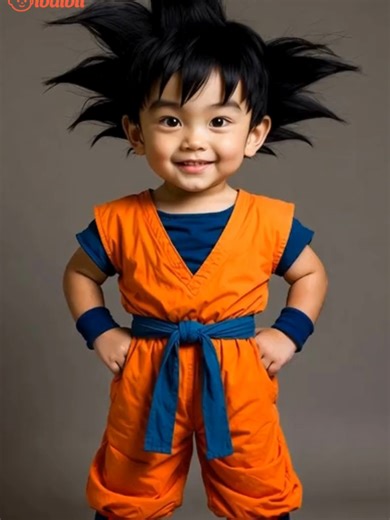 ¡Bebé Goku se Transforma en Super Saiyan! 🍗⚡ Cute Baby 2026 | Funny Dragon Ball #viral #cutebaby #goku #adorable