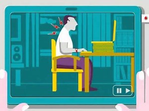 Cómo sentarse correctamente frente al ordenador, tableta, móvil o simplemente en la mesa