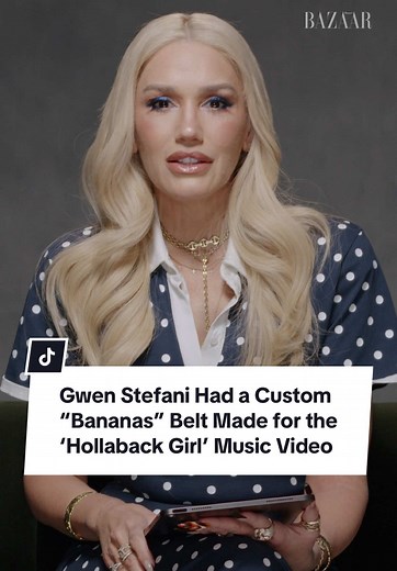 Gwen Stefani's Iconic 'Bananas' Belt and Bra Style