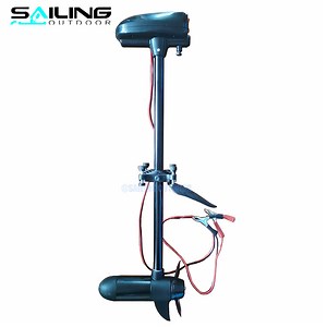 [Hot Item] Kayak Motor Electric Outboard Motors Boat Engine Thruster Pedal System Hand Controllers Propeller with Fixing Parts