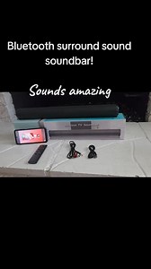  4.1 Channel Immersive Sound 4 satellite speakers + wireless subwoofer True 3D surround sound experience  Multi-Connection Options Bluetooth 5.0, AUX, optical, USB Compatible with all TVs & devices  Cinema Mode Enhanced Dolby Digital decoding Night mode for quiet viewing  Wireless Subwoofer Freedom Places bass anywhere in room 30-hour battery life ️ Simple Setup & Control One-cable connection to TV Includes remote control | Xtt-tanz-shop | Facebook