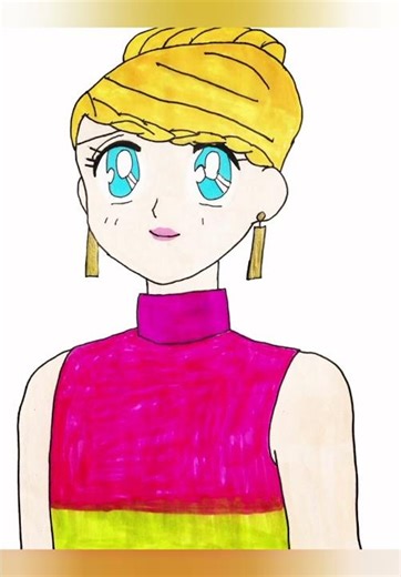 Serena Campbell Sailor Moon Different hairstyles