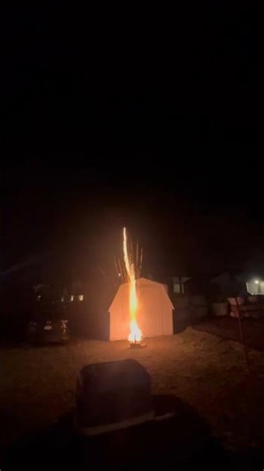 Firework shell ring effect. Merry Christmas!!!