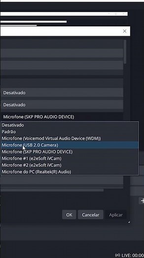 Obs Studio - Como Monitorar o Áudio do Microfone